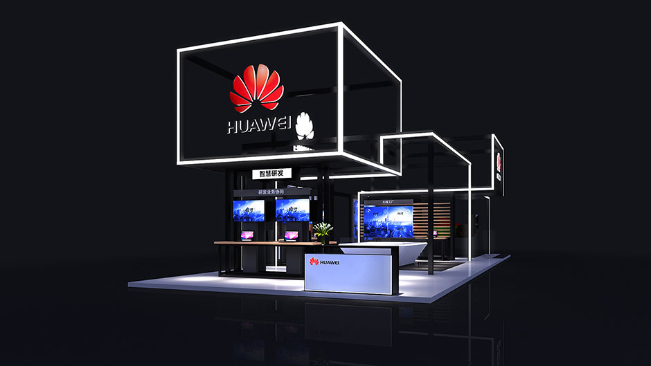 2017年天津智能大會--華為展臺(圖2)