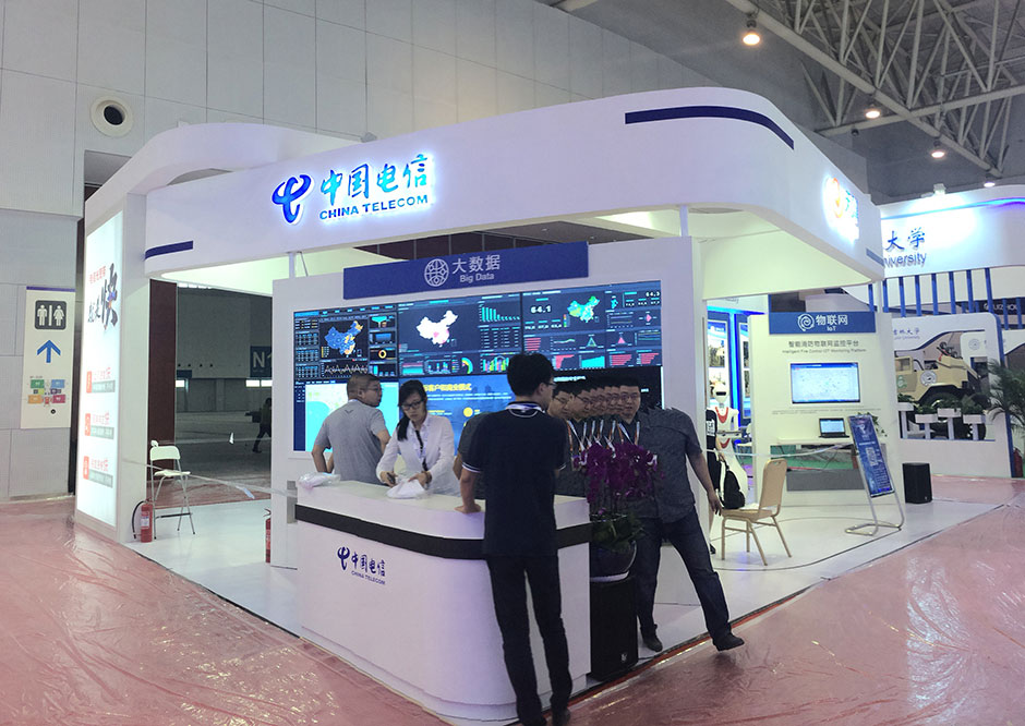 2017年天津智能大會--中國電信展臺(圖3)